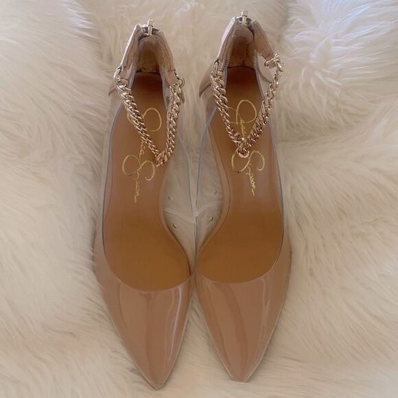 Nude chain heels - Picture 1 of 3